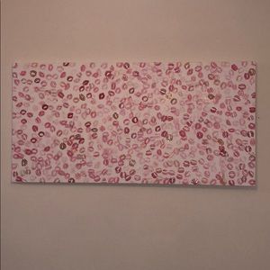 Lip canvas painting